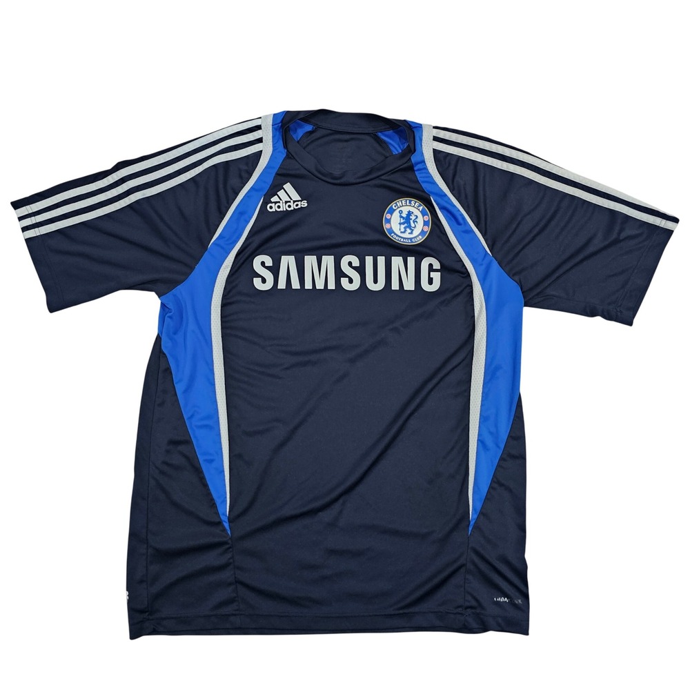 Adidas Chelsea FC Mens M Navy Samsung Training Jersey Climacool E83955 05/09